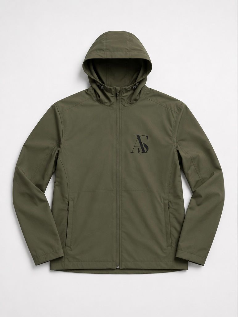 Break the system Windbreaker Olivgreen