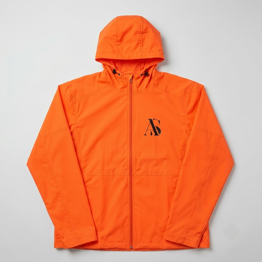 Break the system Windbreaker Orange